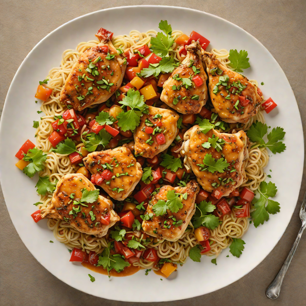 Sautéed Chicken with Spiced Puerto Rican Sofrito