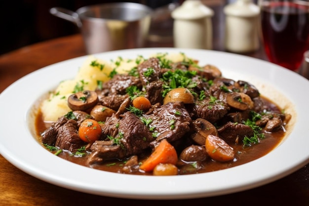 Authentic Slow-Simmered Beef Bourguignon