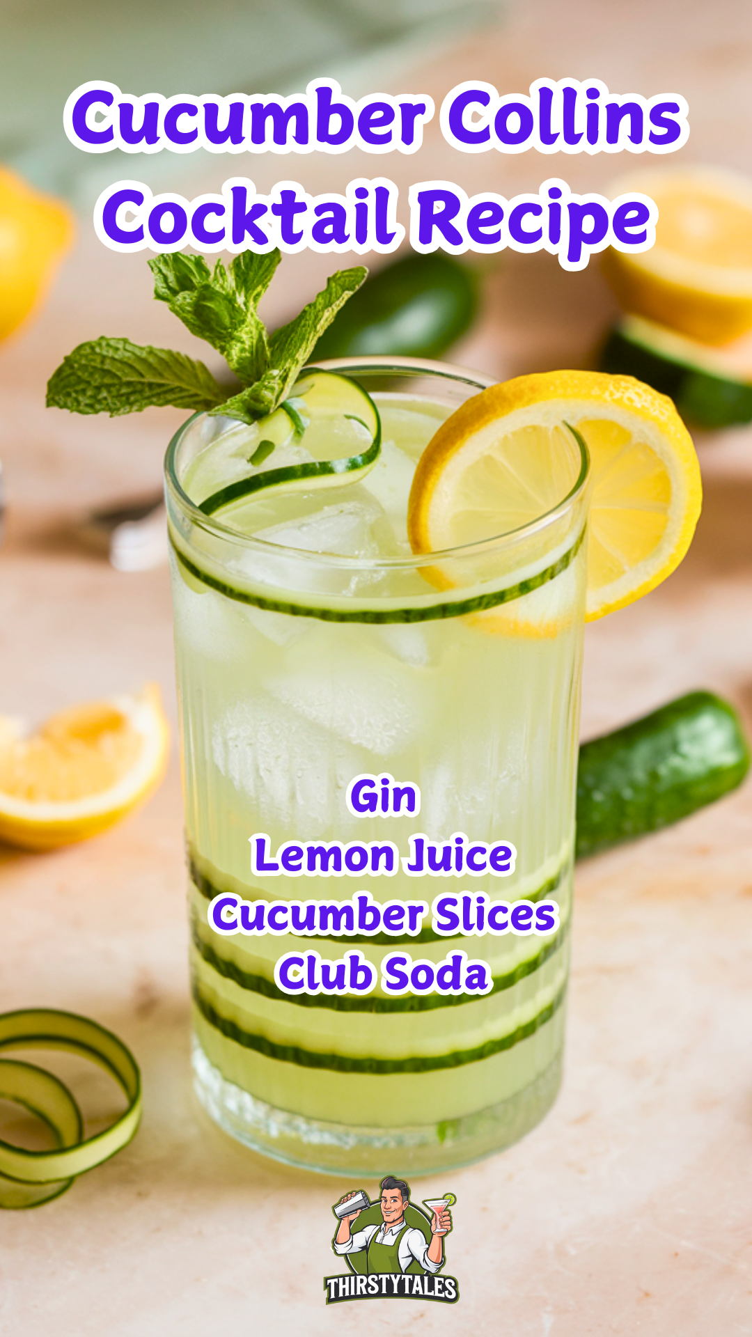 Crisp Cucumber Gin Collins