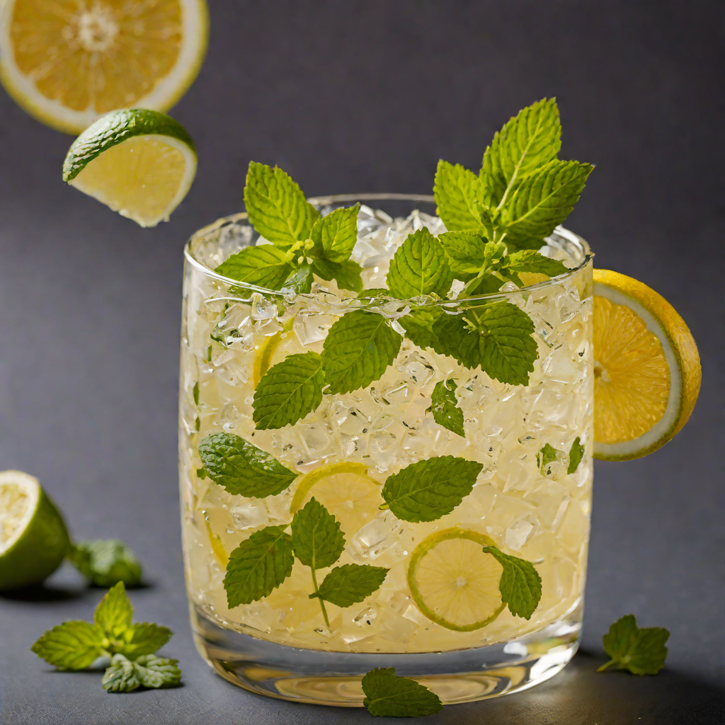 Shaken Citrus-Mint Refreshment