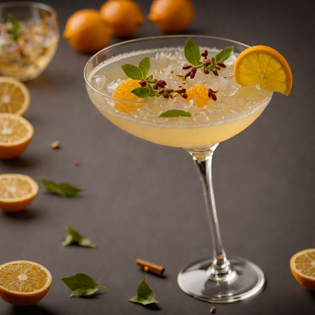 Citrus-Spiced Gin Blossom