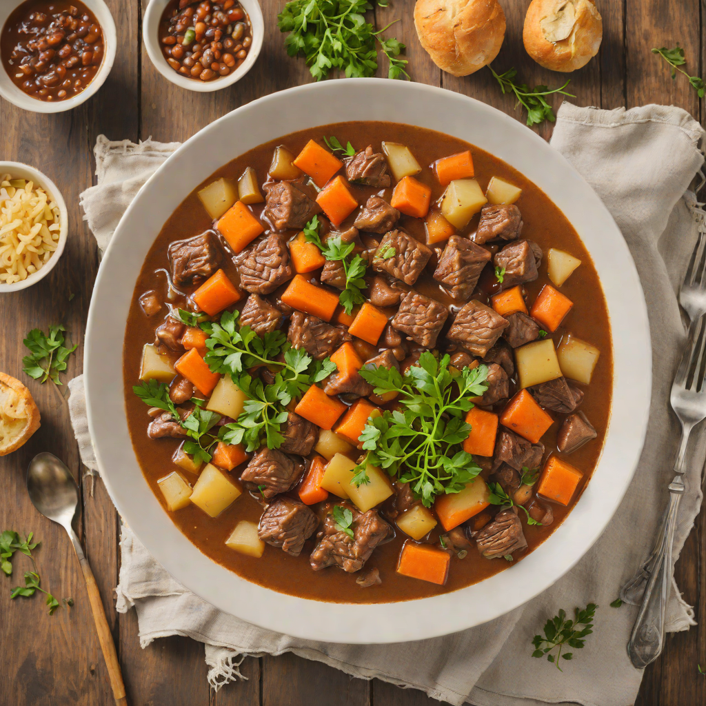 Northeastern Beef Stew with Root Vegetables