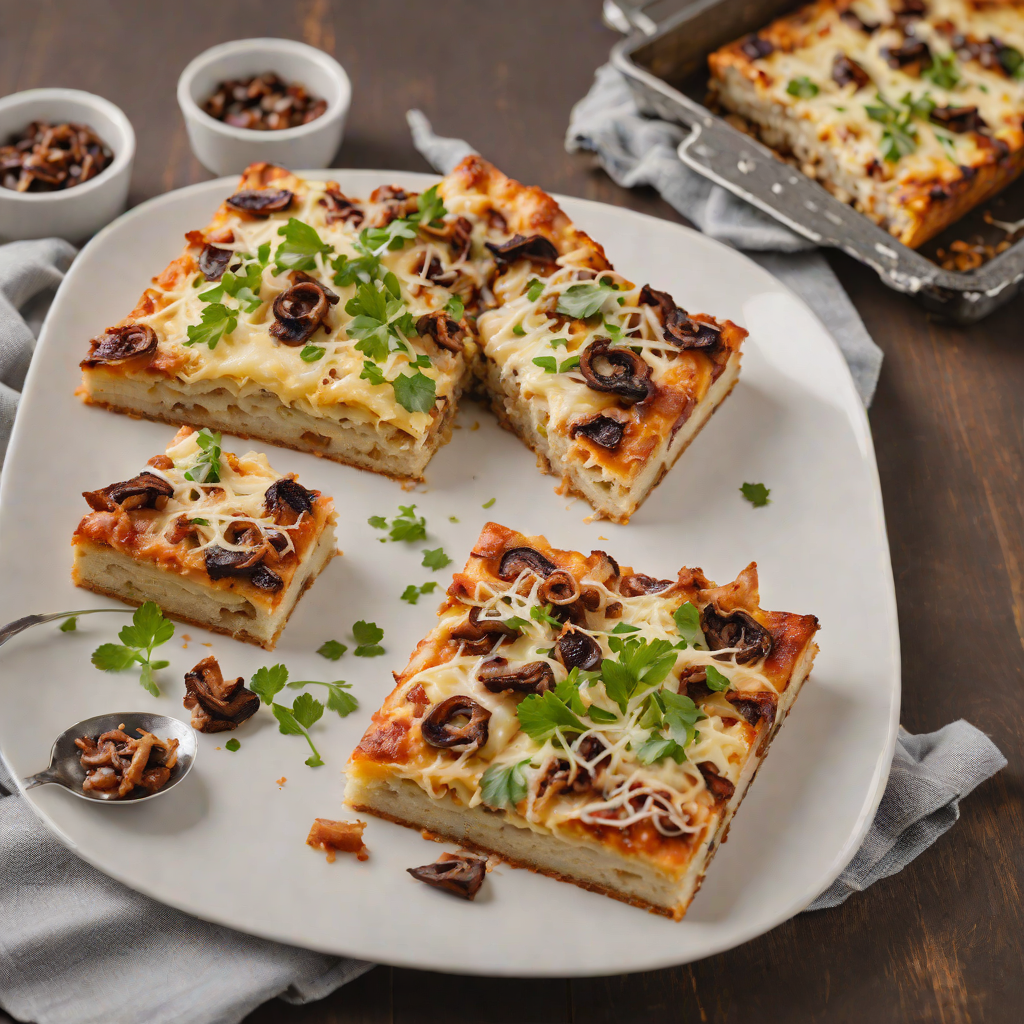 Detroit-Style Pan Pizza with Caramelized Onions and Brick Cheese