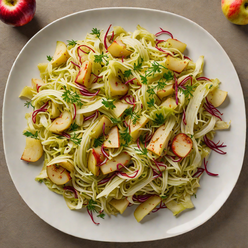 Vinegar-Braised Cabbage with Apples and Caraway