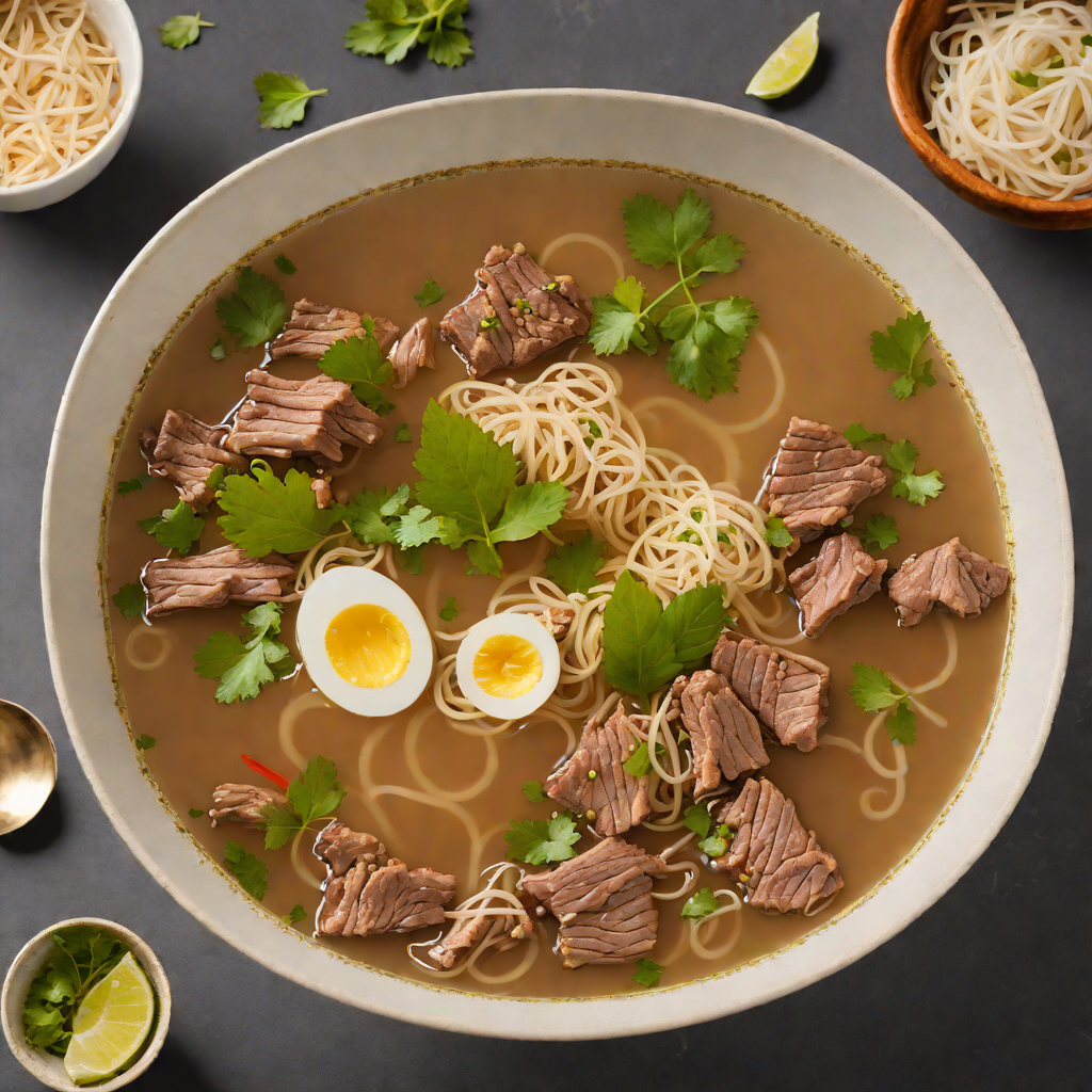 Slow-Simmered Lemongrass Beef Pho Broth