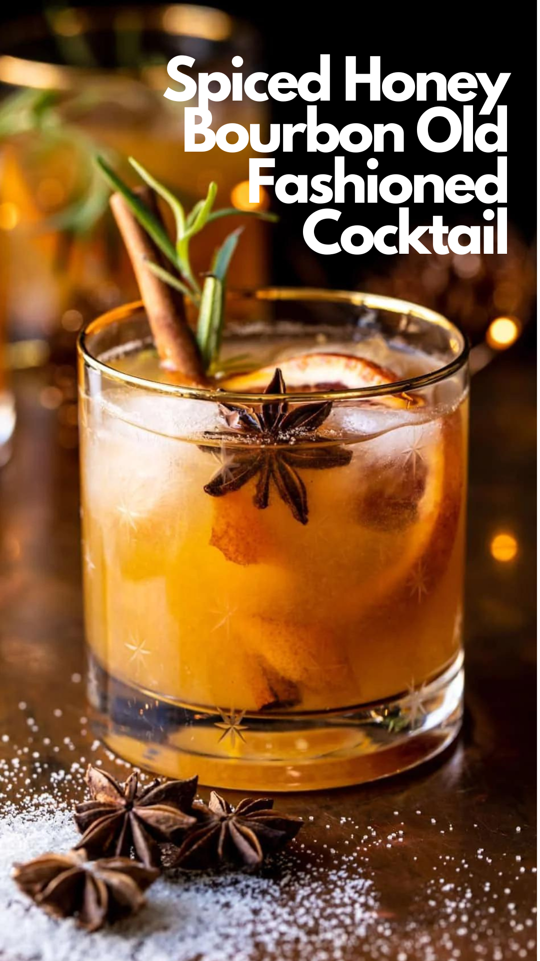 Stirred Honey-Spiced Bourbon Harmony