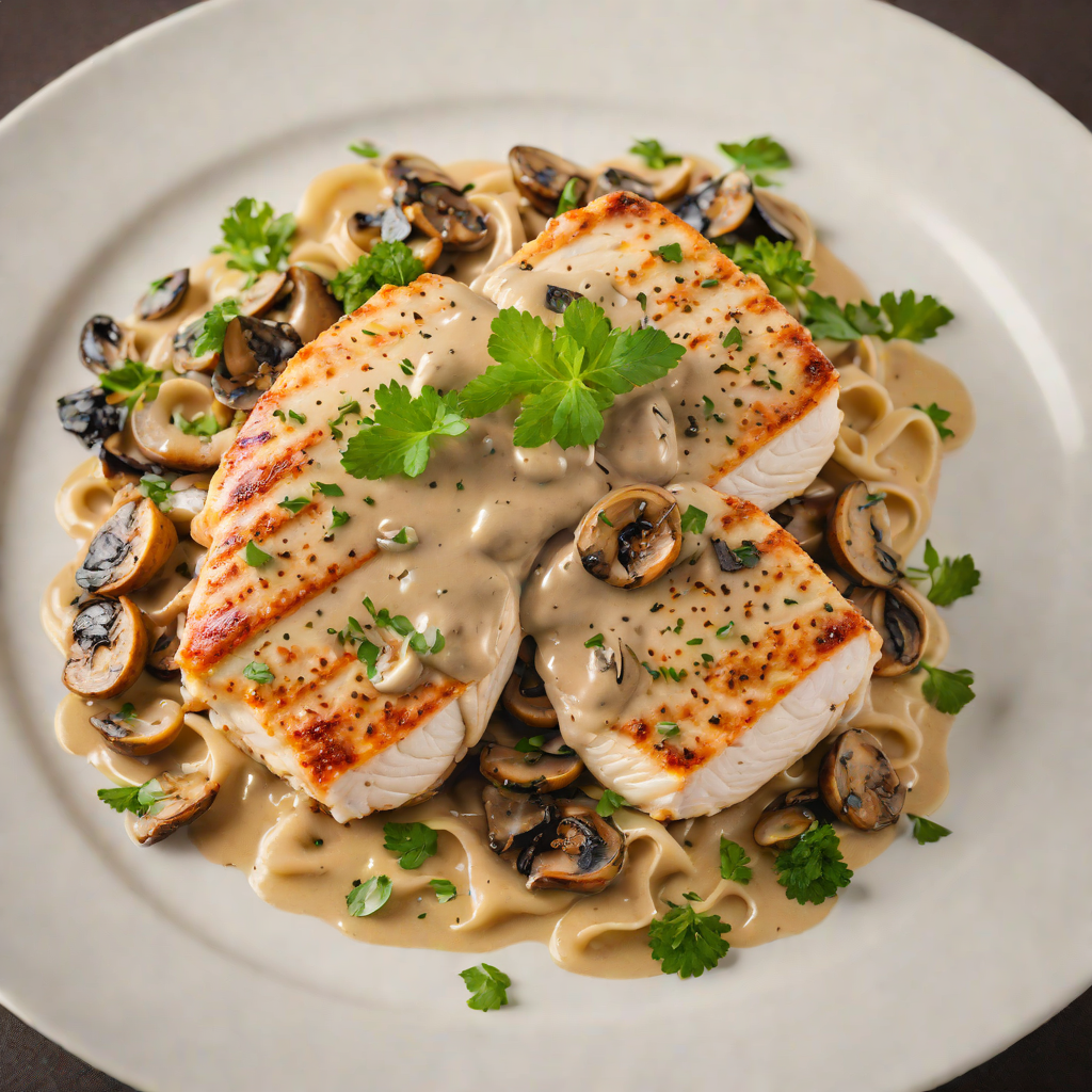 Pan-Seared Chicken Breast with Creamy Mushroom Marsala Sauce