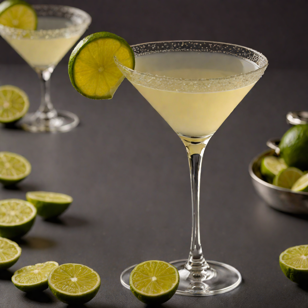 Citrus-Ginger Gin Martini with Fresh Lime