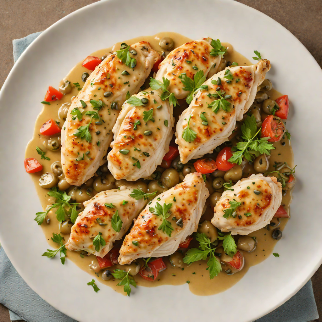 Sautéed Chicken with Tangy Mustard-Caper Sauce