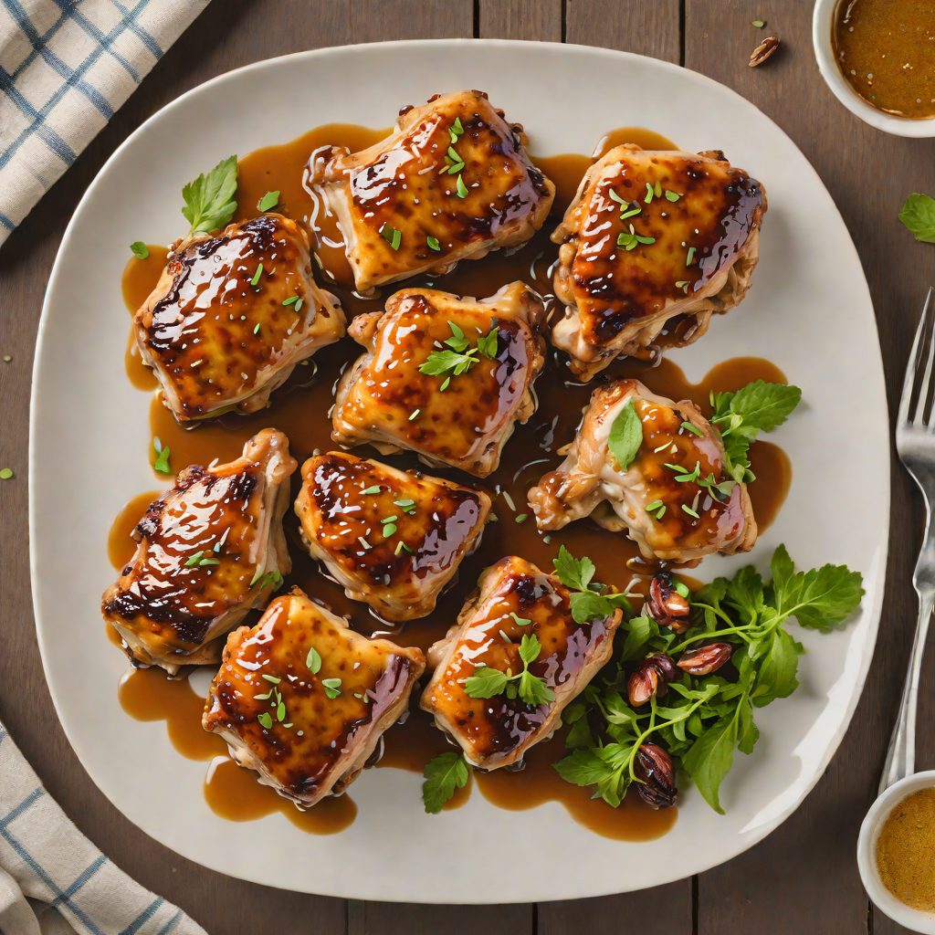 Pan-Seared Chicken Thighs with Smoked Paprika Honey Glaze