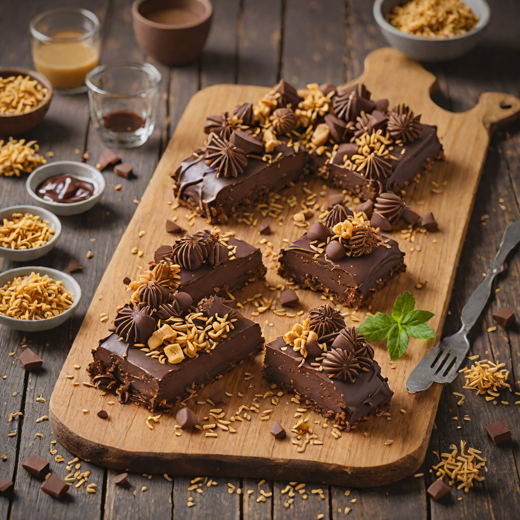 No-Bake Chocolate Hedgehog Slice with Digestive Biscuits