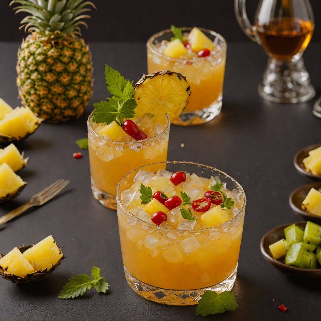 Pineapple-Chili Rum Punch
