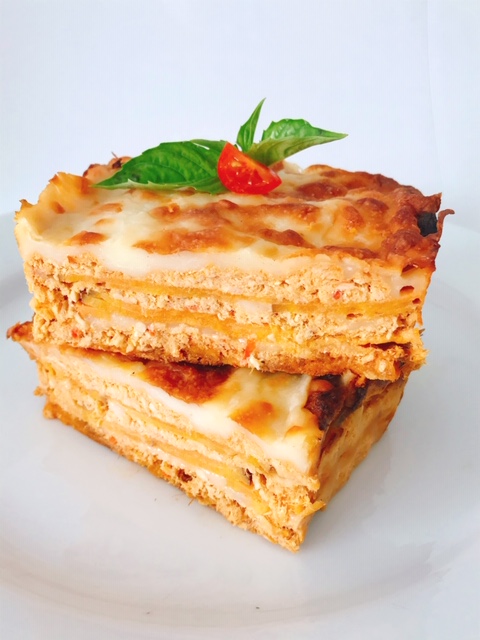 Popular Pastelón with Sweet Potato and Cheese