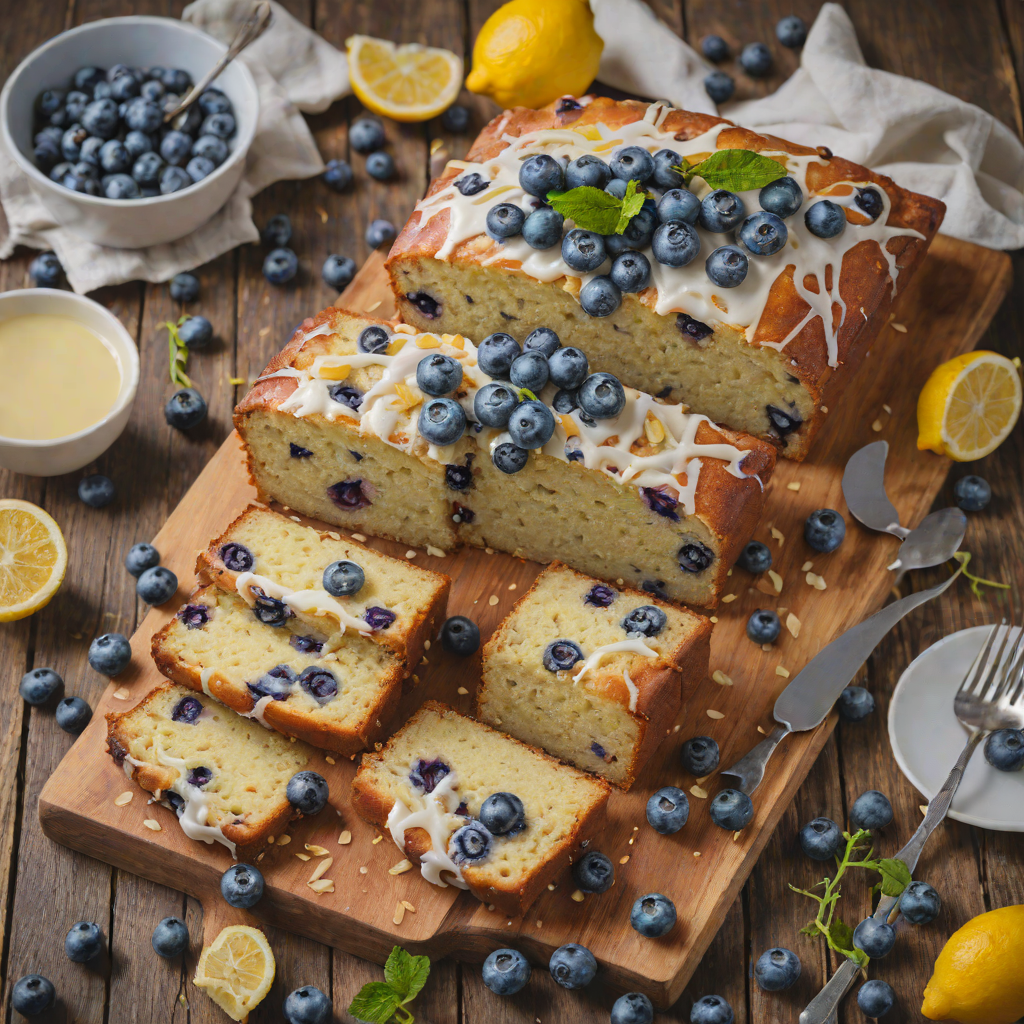 One-Bowl Blueberry Lemon Yogurt Cake