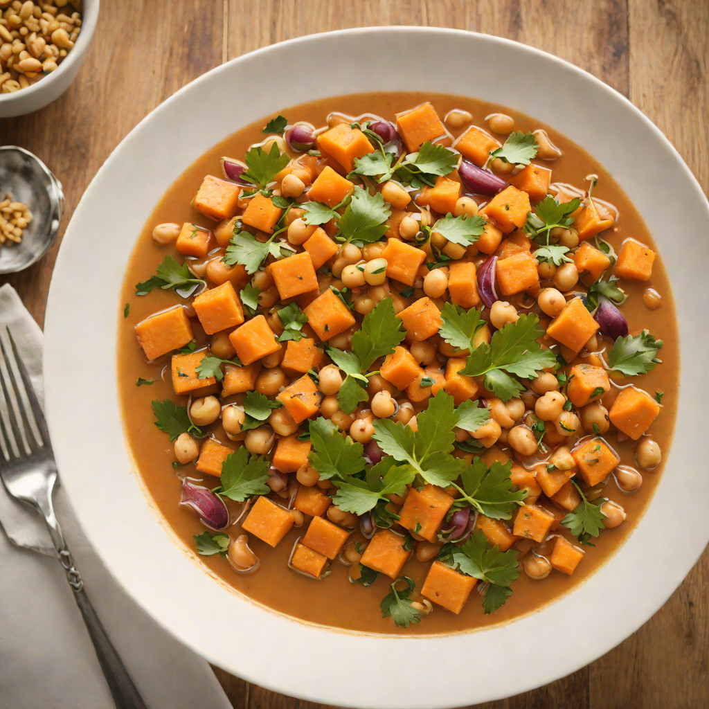 Hearty Chickpea and Sweet Potato Stew