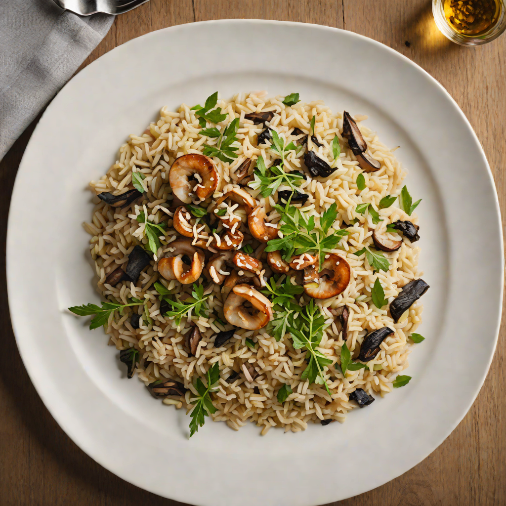 Bon Iver-Inspired Foraged Mushroom and Wild Herb Risotto
