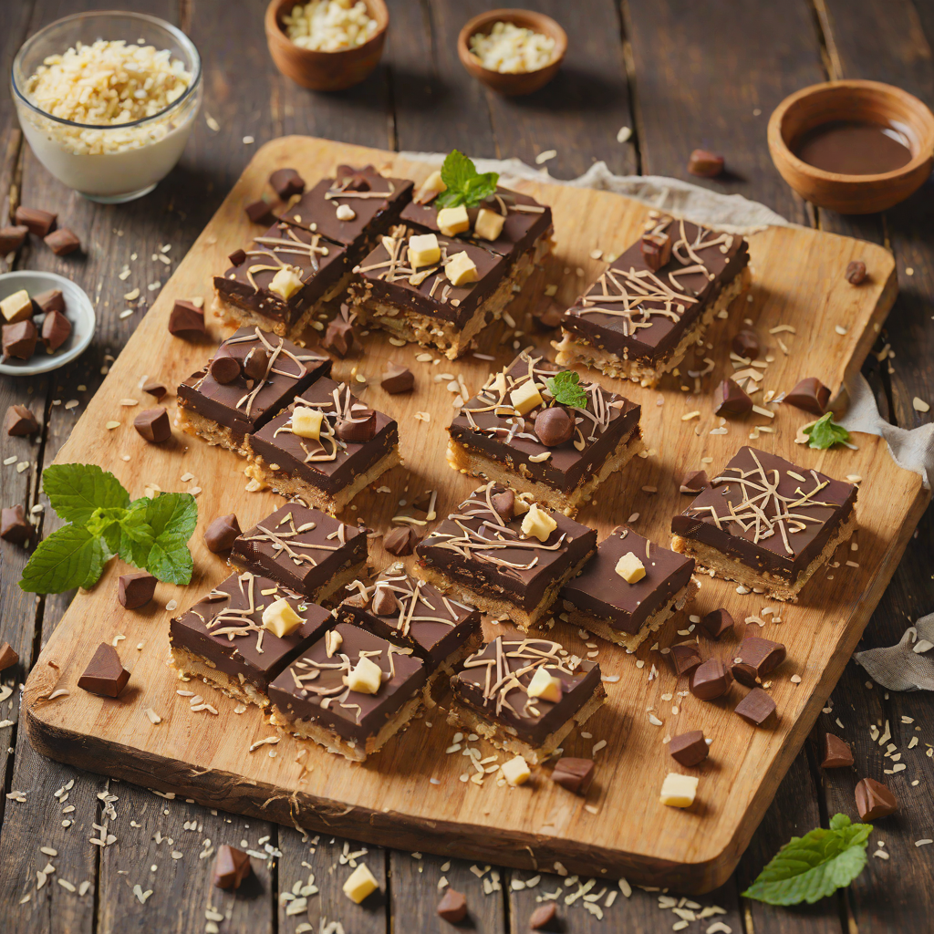 No-Bake Chocolate and Macadamia Slice