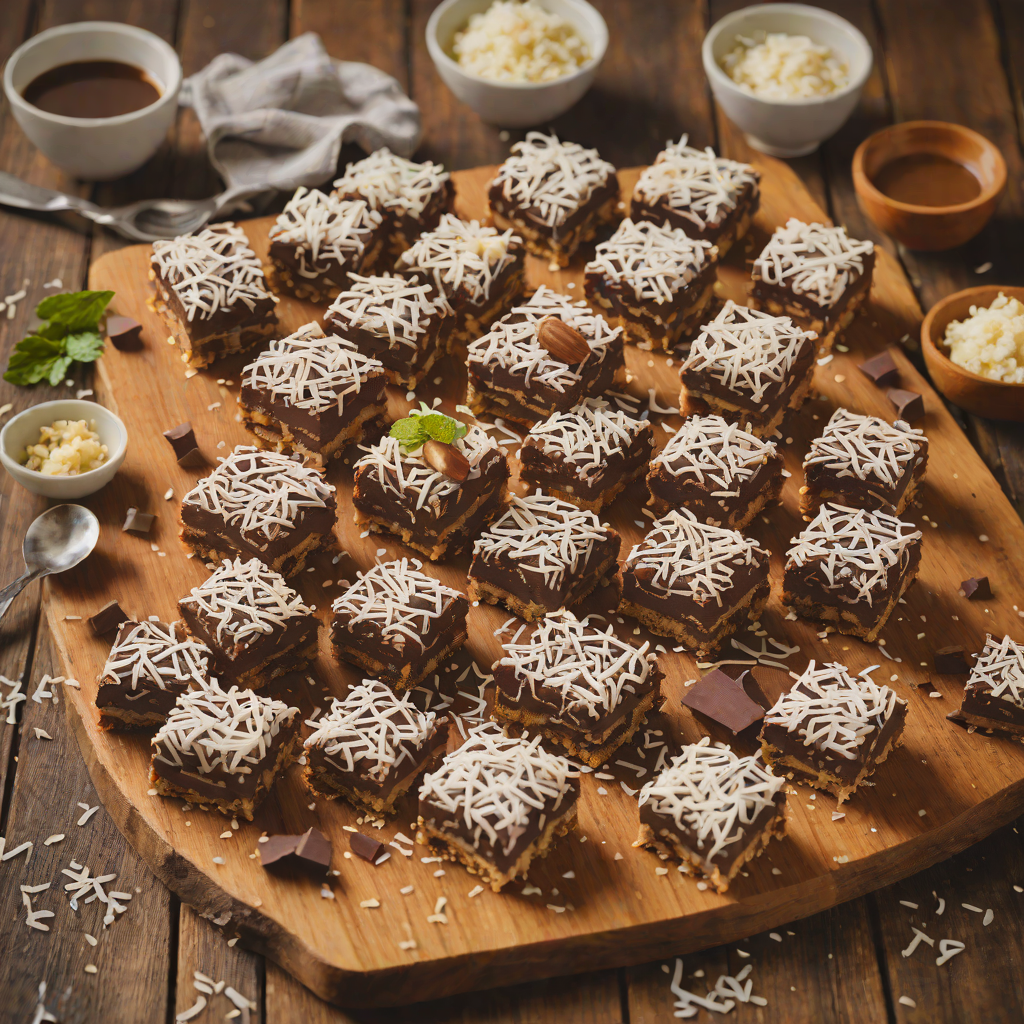 Lamington-Inspired No-Bake Chocolate Coconut Squares