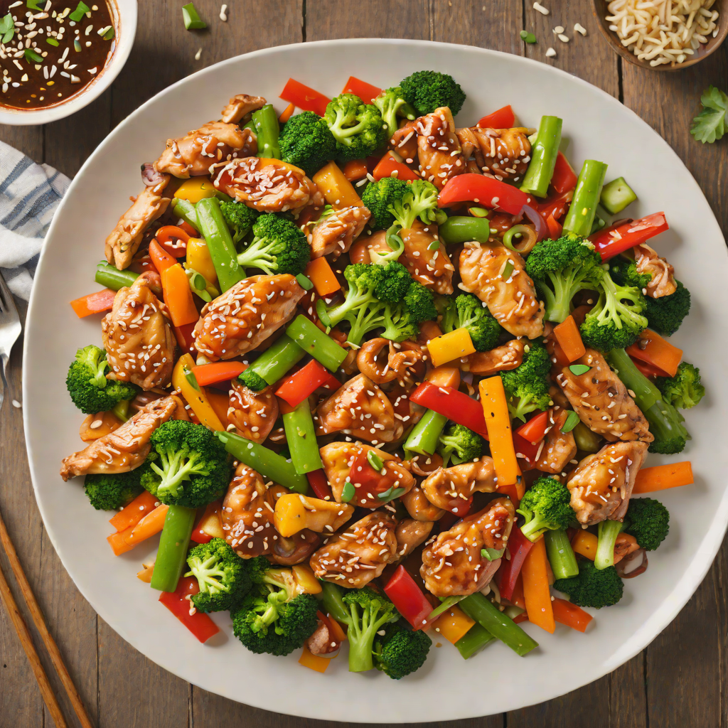 One-Pot Chicken and Veggie Stir Fry with Tangy Soy Glaze