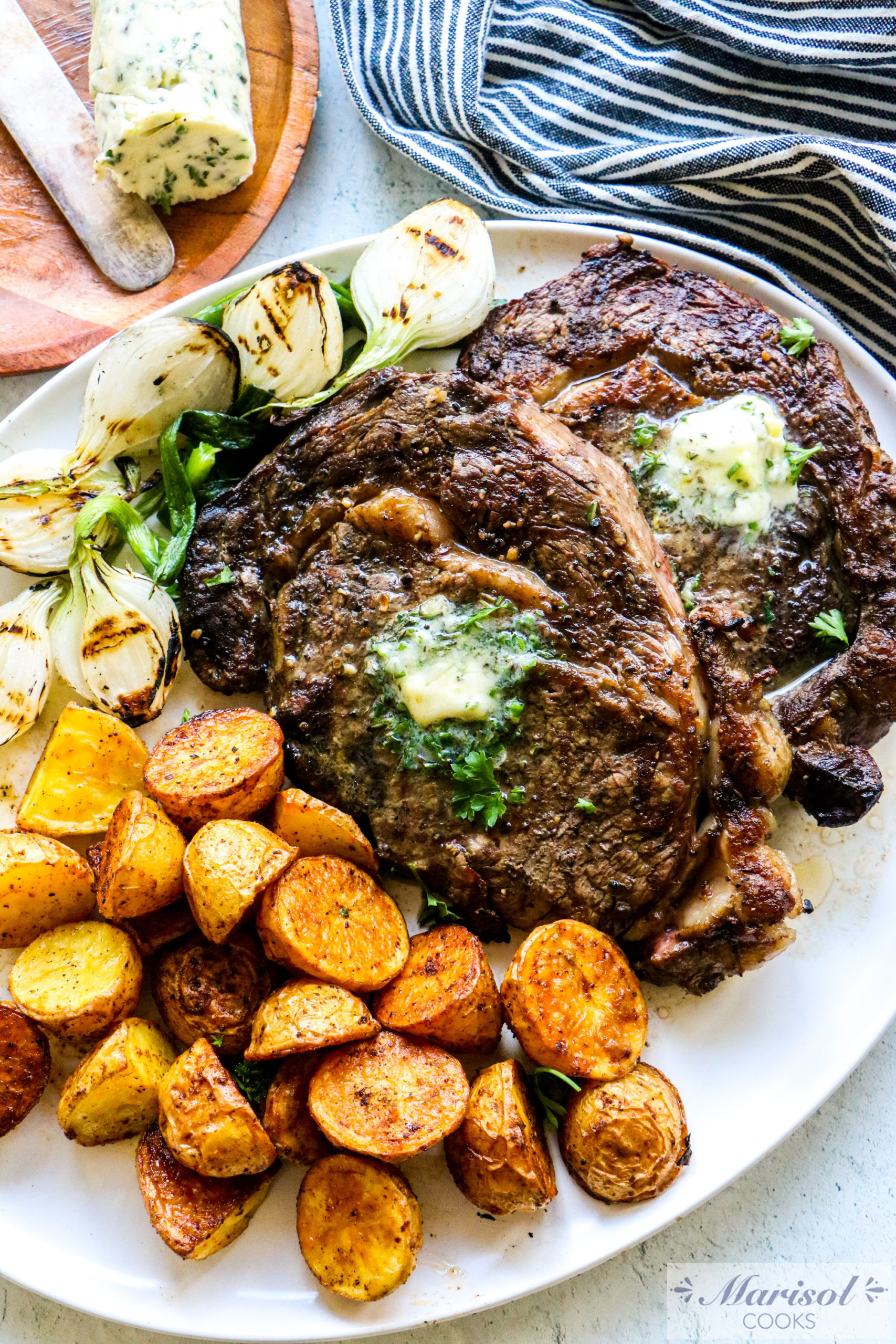 Best of Pueblo Ribeye with Herb Butter