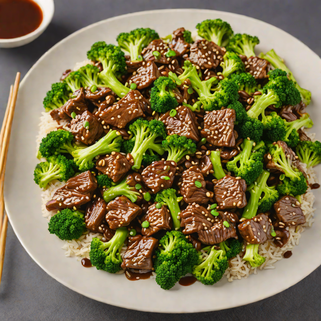 Quick Stir-Fried Beef with Broccoli and Black Bean Sauce