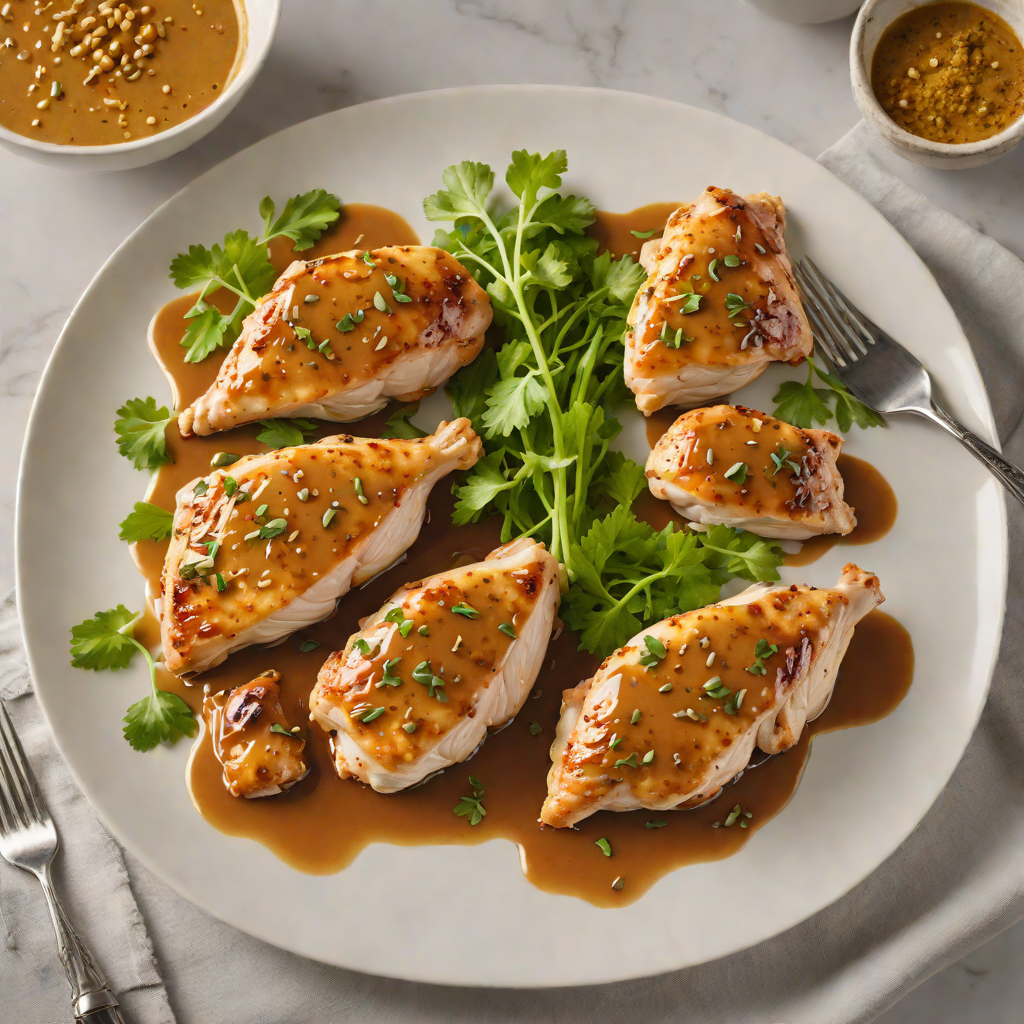 Pan-Seared Chicken with Tangy Maple-Mustard Glaze