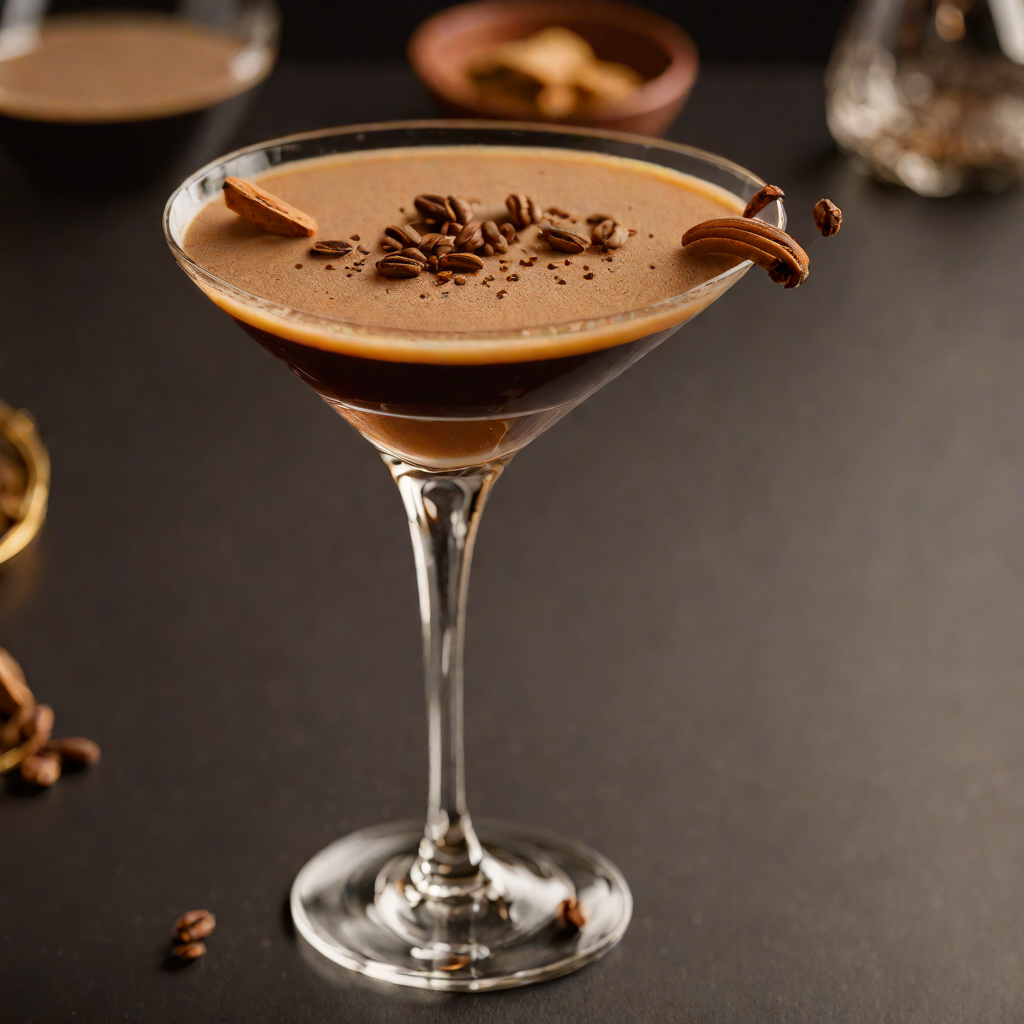 Velvety Coffee-Cardamom Espresso Martini
