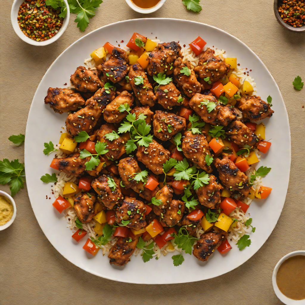 Ethiopian-Style Spiced Chicken Tibs with Mitmita Seasoning