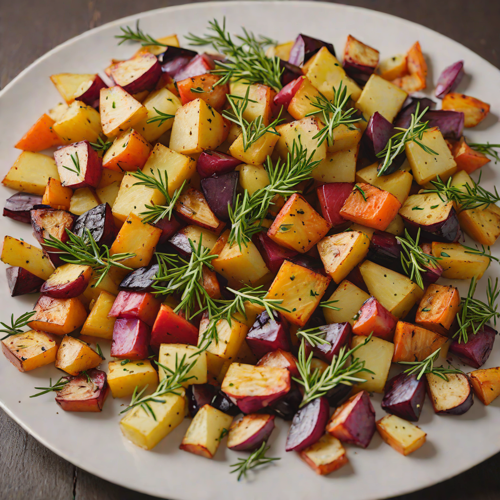Oven-Roasted Root Vegetables with Rosemary and Garlic