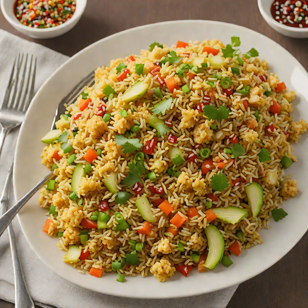 Low-Carb Spicy Cauliflower Fried Rice
