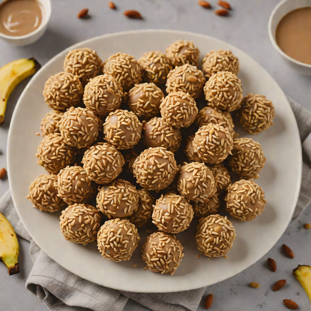 No-Bake Peanut Butter Banana Energy Balls
