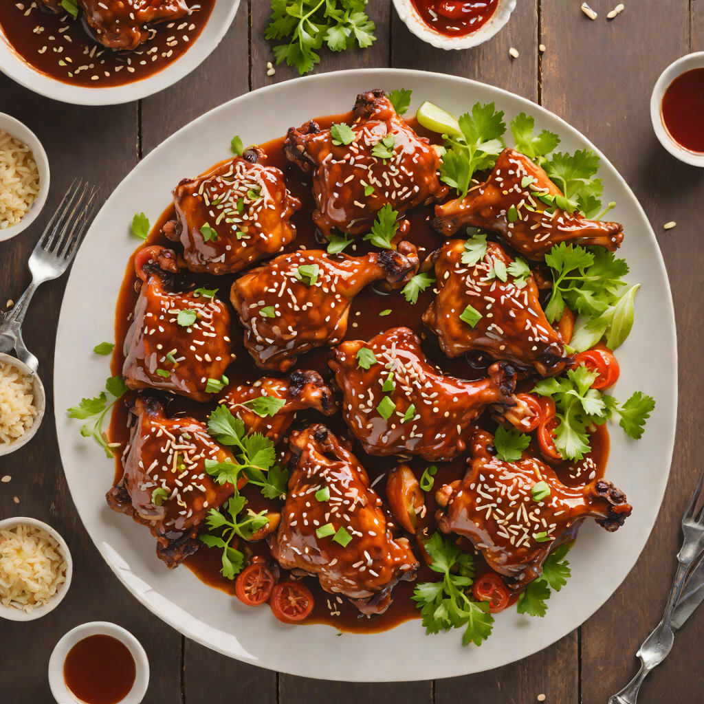 Baked Korean-Inspired Spicy Gochujang Chicken Thighs