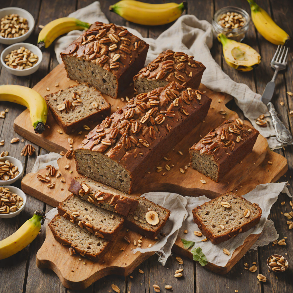 Oven-Roasted Banana Bread with Walnuts