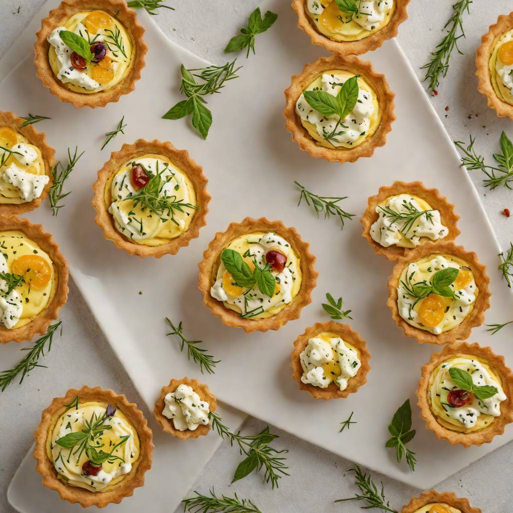 Half-Baked French Herb Goat Cheese Tartlets