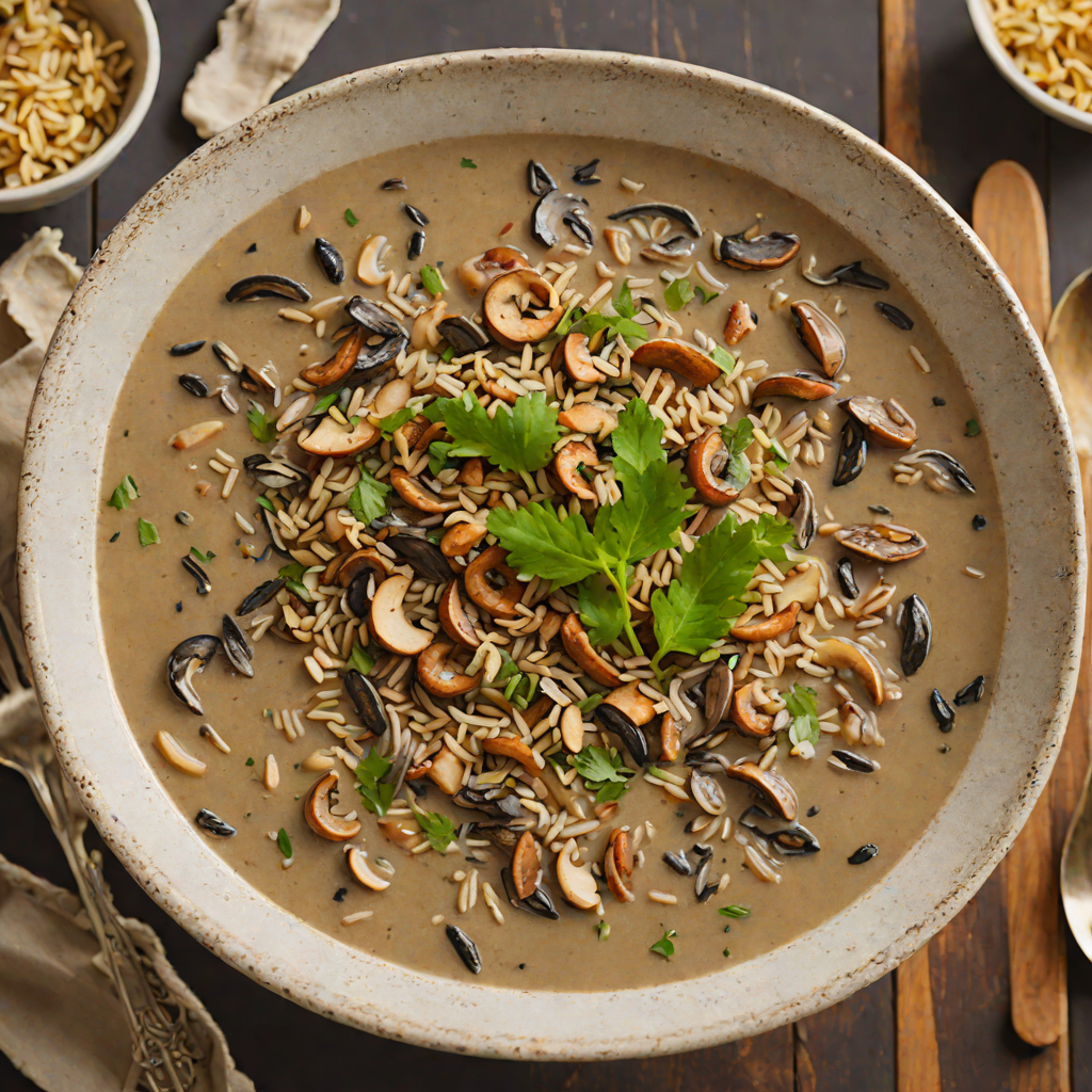 Minnesota-Inspired Wild Rice and Mushroom Soup