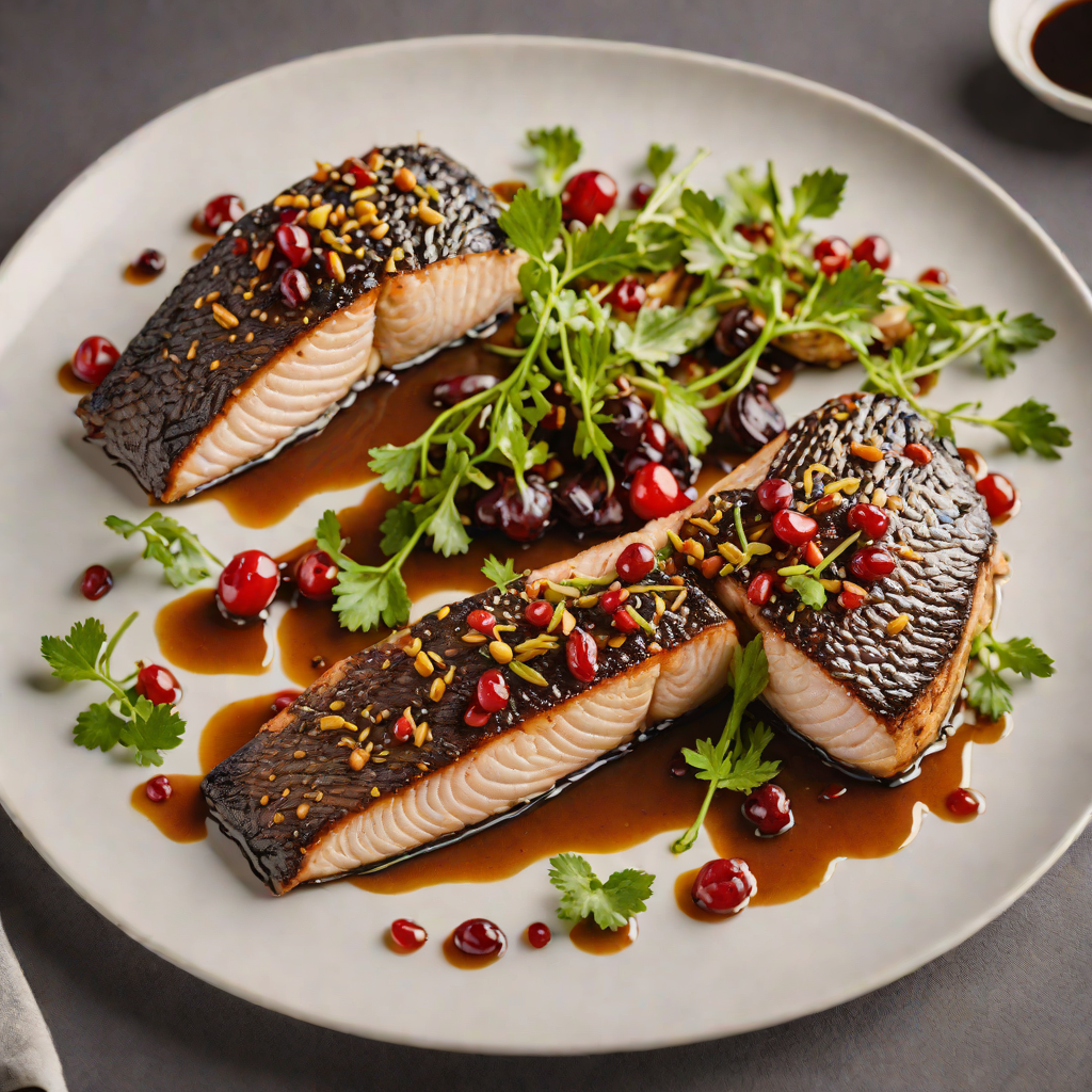 Tasmanian Pepperberry-Glazed Barramundi Fillets