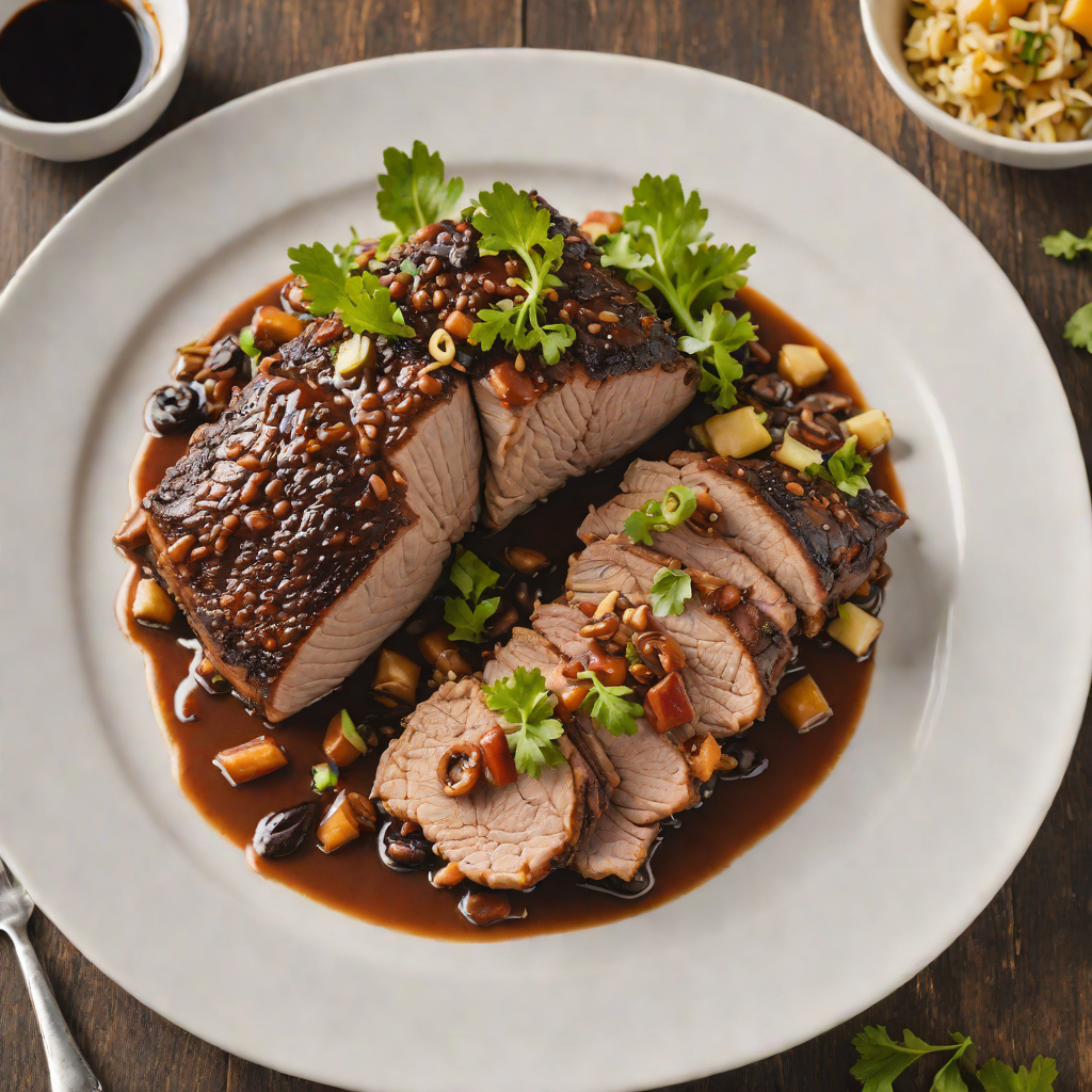 Black Rum and Coffee Braised Pork Shoulder