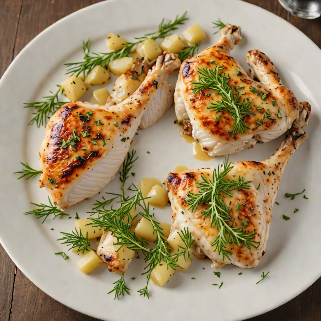 Pan-Seared Chicken with Fresh Thyme and Garlic Butter