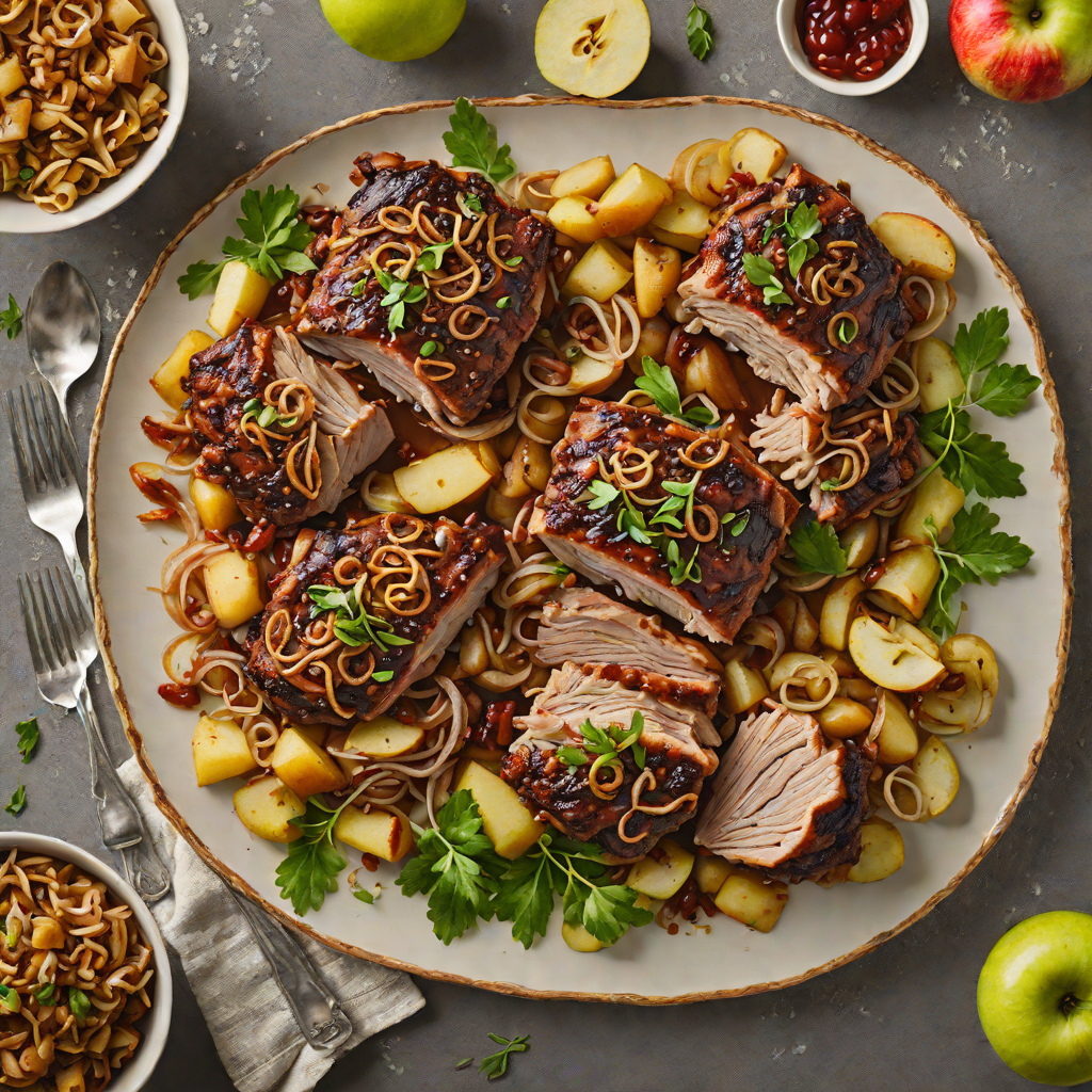 Caramelized Onion & Apple Pork Shoulder