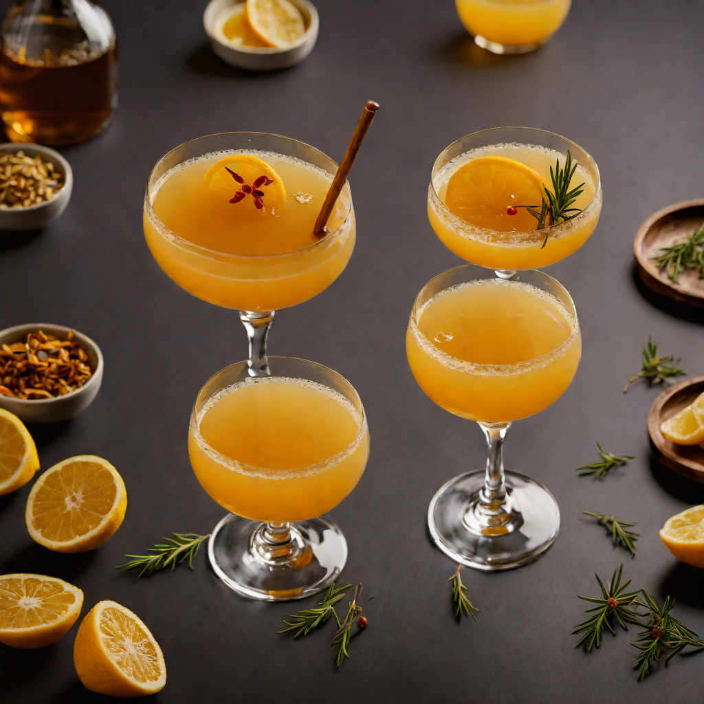 Honey-Saffron Whiskey Sour