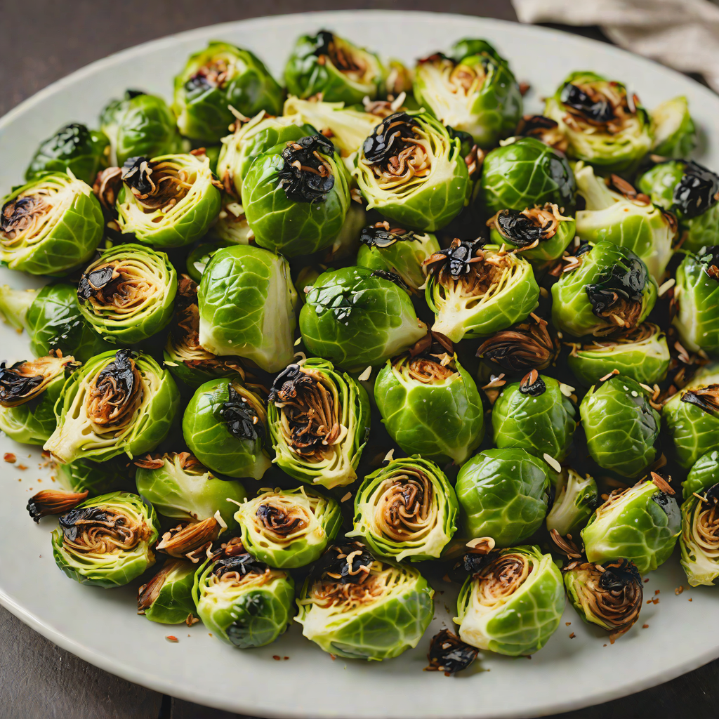 Crisp Oven-Roasted Brussels Sprouts with Parmesan and Garlic