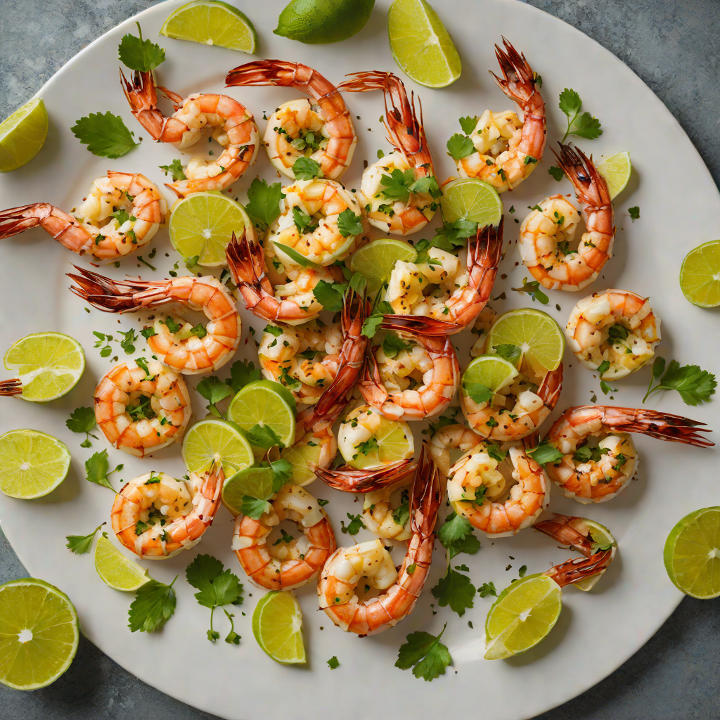 Grilled Mezcal-Marinated Shrimp with Chile-Lime Butter