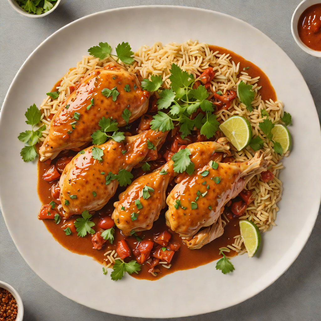 Slow-Cooked Salvadoran Chicken in Tomato-Annatto Sauce