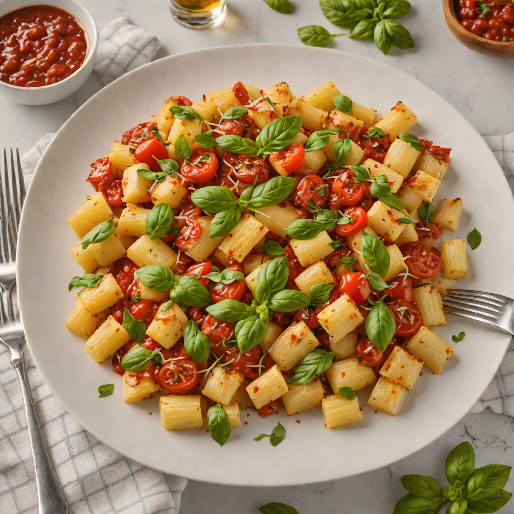 Oven-Baked Gnocchi with Tomato Basil Sauce
