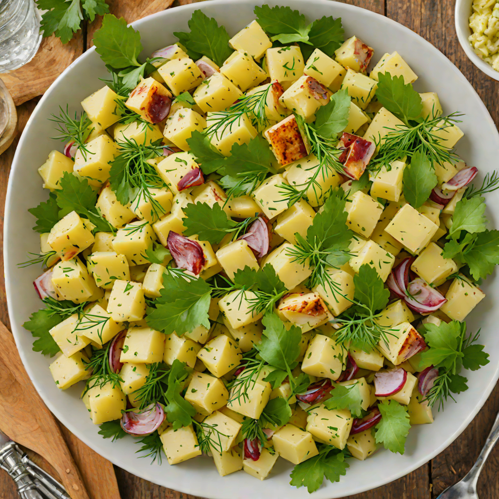 Honey-Mustard Potato Salad with Dill and Celery