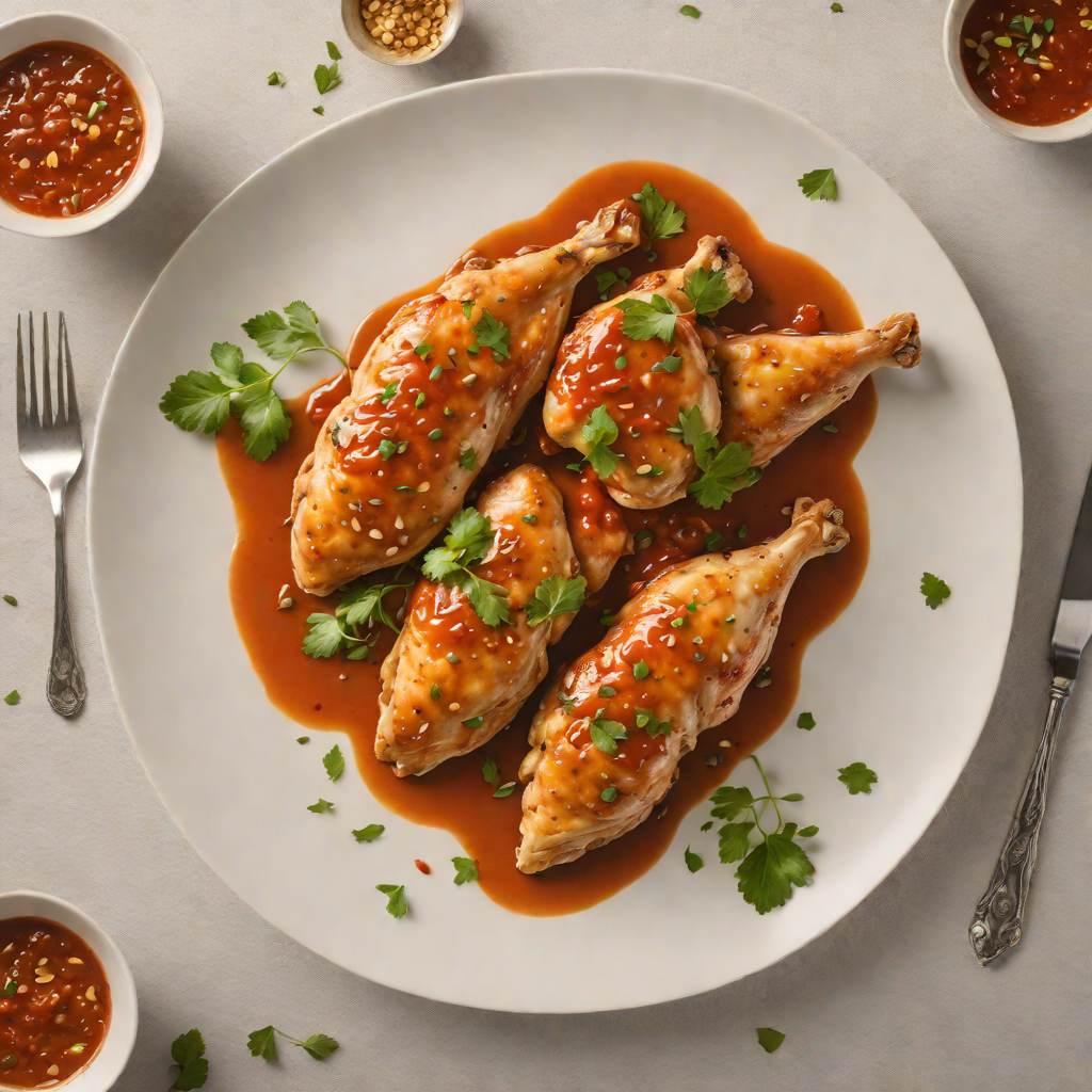 Pan-Seared Chicken with Roasted Paprika and Garlic Sauce