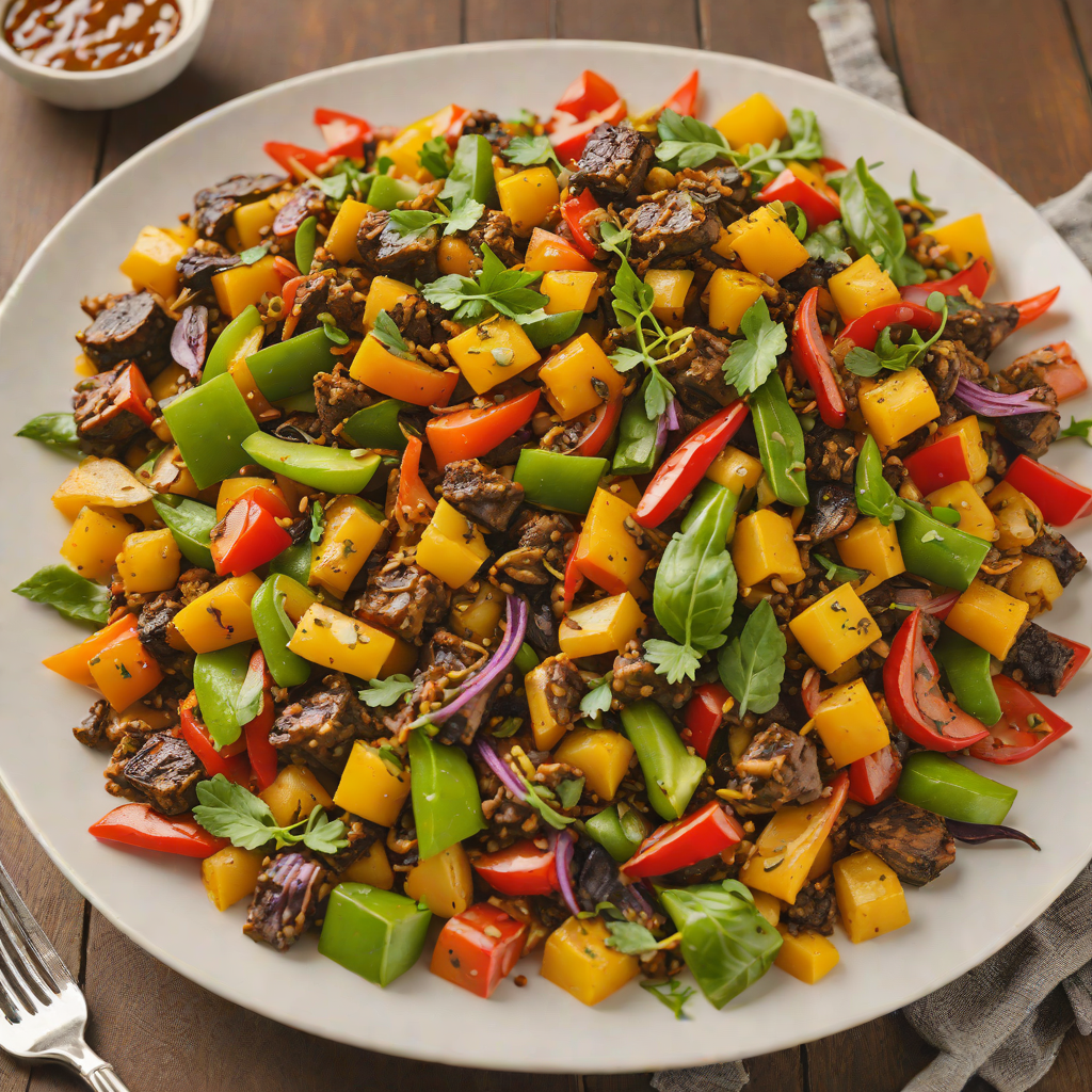 Ethiopian-Inspired Spiced Vegetable Tibs Stir Fry