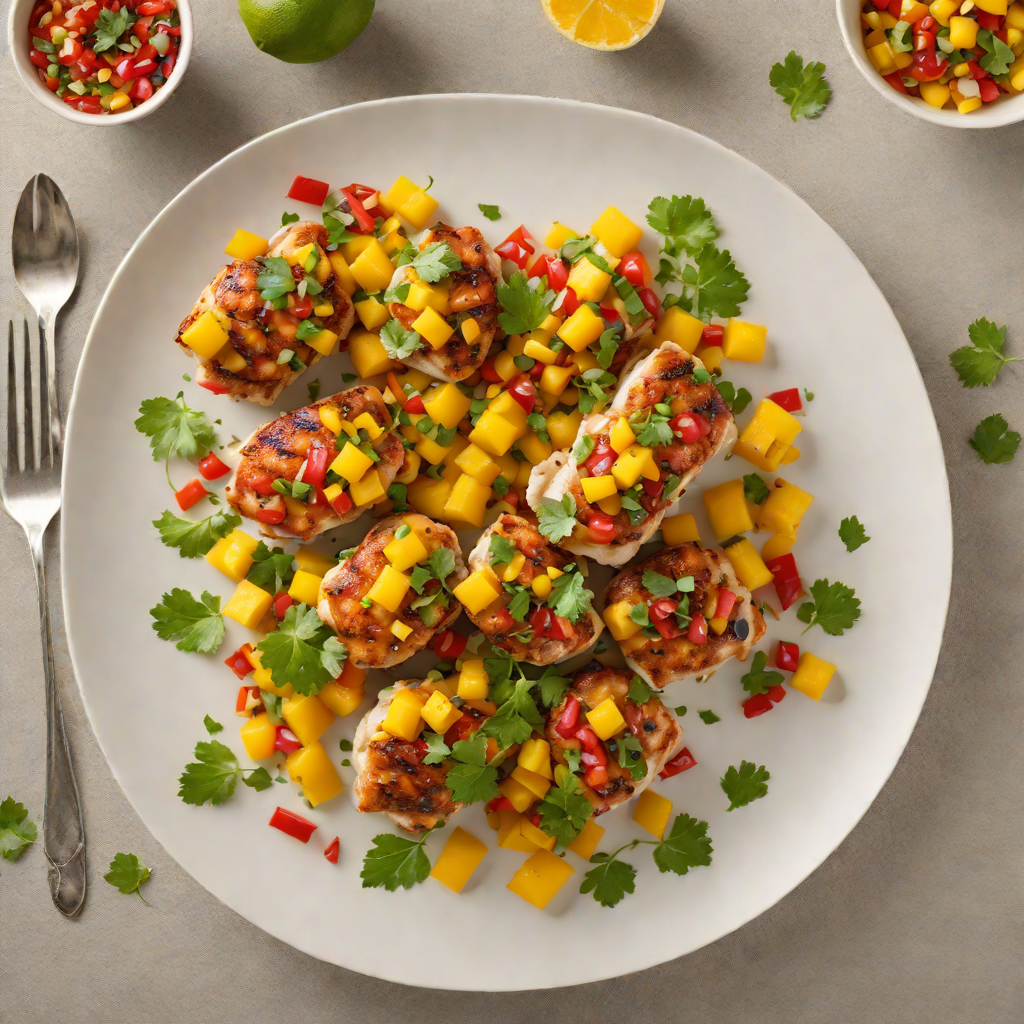 Sautéed Chicken Thighs with Spicy Mango Salsa