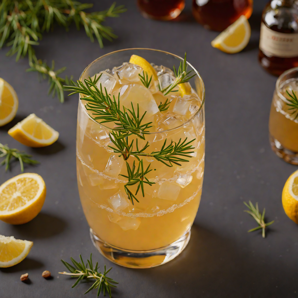 Honey-Rosemary Whiskey Sour
