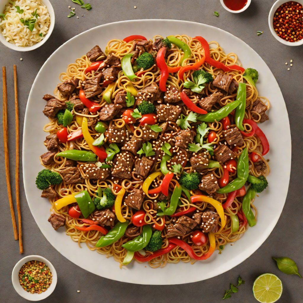Wu Wei-Style Spicy Szechuan Beef Stir Fry